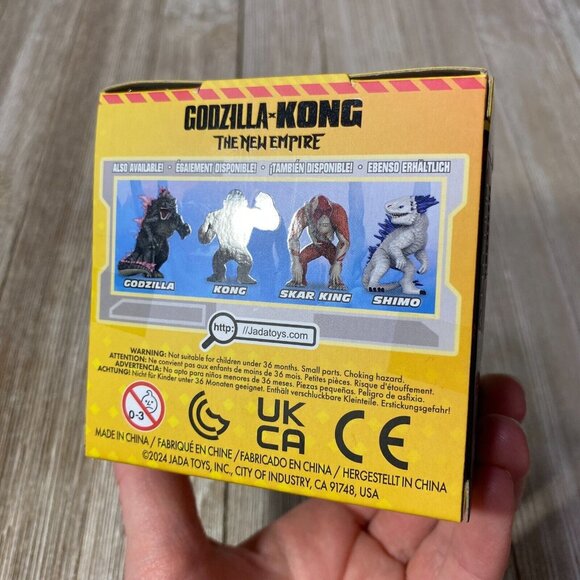 Godzilla x Kong The New Empire Godzilla And Kong Set Of 2 Metalfigs Die Cast Toy - Picture 15 of 15